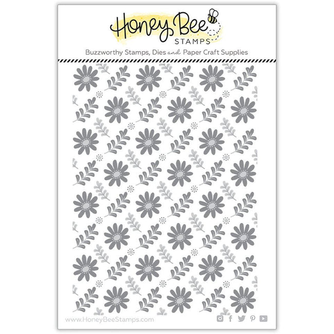 Daisy Field - 3D Embossing Folder - Honey Bee Stamps
