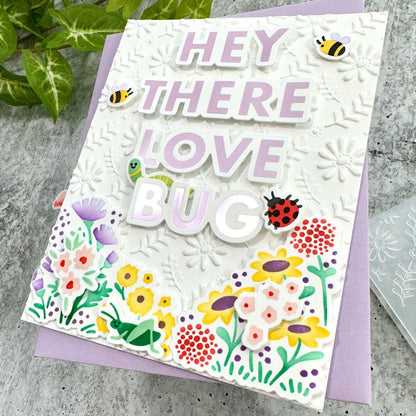 Daisy Field - 3D Embossing Folder - Honey Bee Stamps