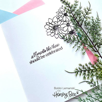 Daisy Layers Bouquet - Honey Cuts - Coordinating Dies - Honey Bee Stamps