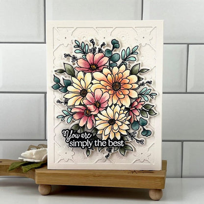 Daisy Layers Bouquet - Honey Cuts - Coordinating Dies - Honey Bee Stamps