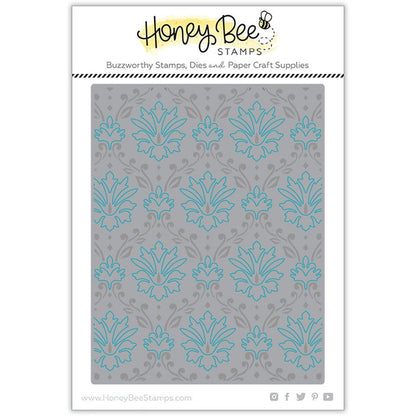Damask A2 Cover Plate - Honey Cuts - Stand - Alone Dies - Honey Bee Stamps