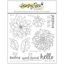 Darling Dahlias - 6x6 Stamp Set - Honey Bee Stamps