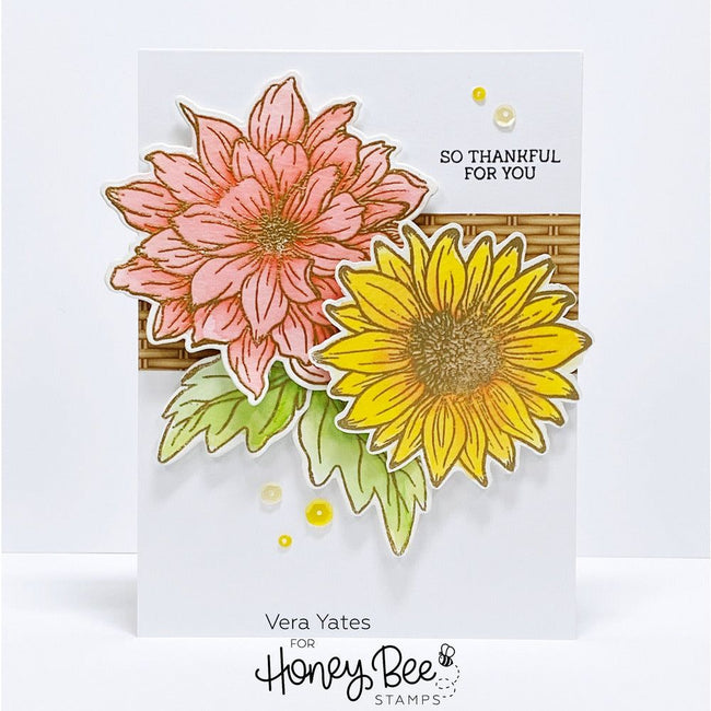 Darling Dahlias - Honey Cuts - Honey Bee Stamps