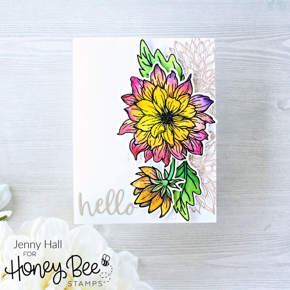 Darling Dahlias - Honey Cuts - Honey Bee Stamps