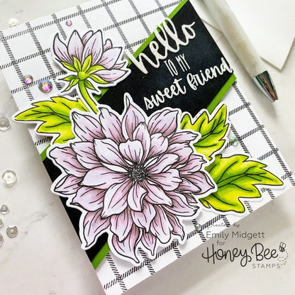 Darling Dahlias - Honey Cuts - Honey Bee Stamps