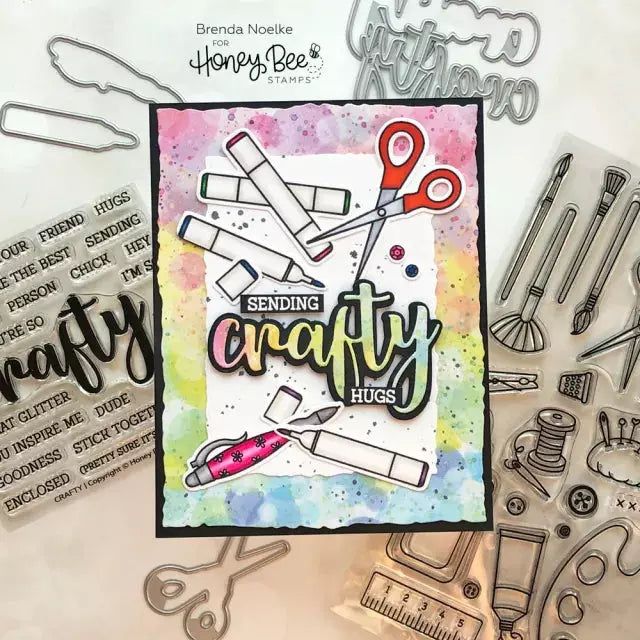 Deckle Edge A2 - Honey Cuts - Stand - Alone Dies - Honey Bee Stamps