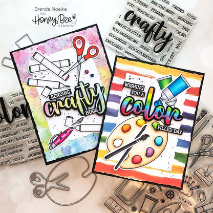 Deckle Edge A2 - Honey Cuts - Stand - Alone Dies - Honey Bee Stamps