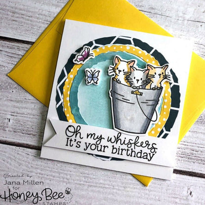 Deckle Edge Circles - Honey Cuts - Stand - Alone Dies - Honey Bee Stamps