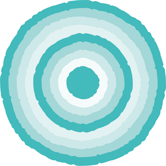 Deckle Edge Circles - Honey Cuts - Stand - Alone Dies - Honey Bee Stamps