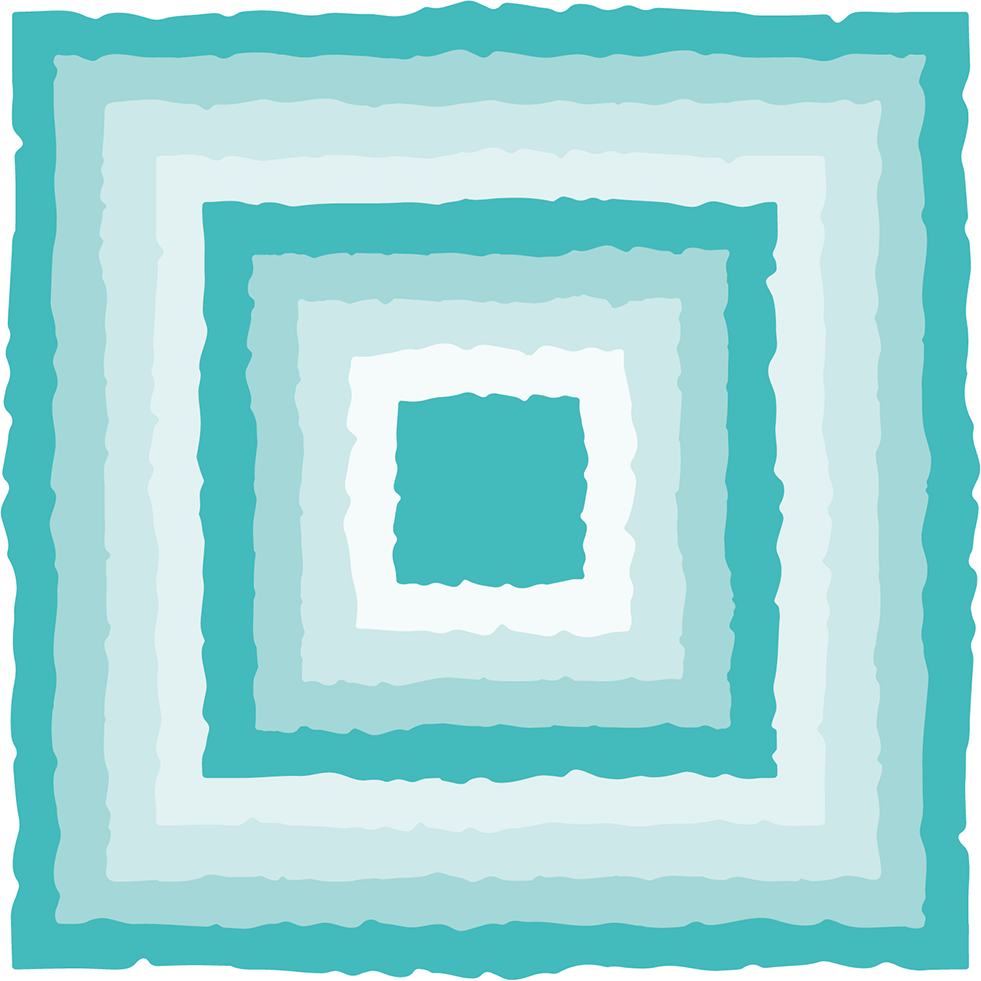 Deckle Edge Squares - Honey Cuts - Stand - Alone Dies - Honey Bee Stamps