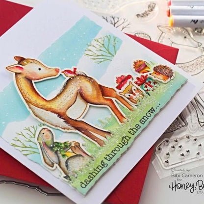 Deckle Edge Squares - Honey Cuts - Stand - Alone Dies - Honey Bee Stamps