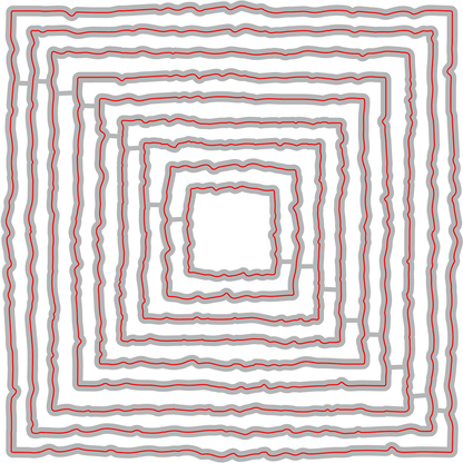 Deckle Edge Squares - Honey Cuts - Stand - Alone Dies - Honey Bee Stamps