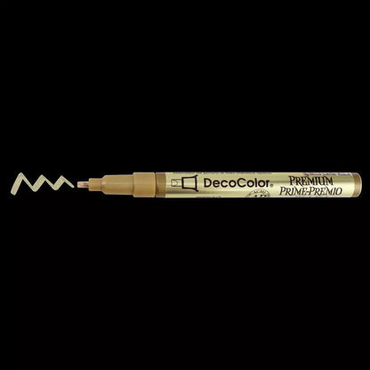 DecoColor Premium Permanent Opaque Paint Marker 2mm Leafing Tip - Gold - Honey Bee Stamps