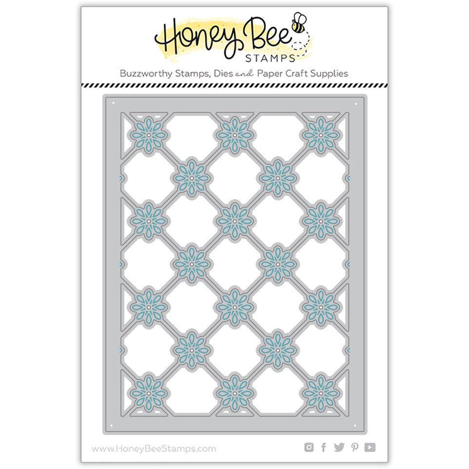 Delicate Daisy - A2 Cover Plate Top - Honey Cuts - Stand - Alone Dies - Honey Bee Stamps