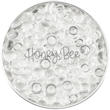 Dew Drops - Small Clear 3mm to 4mm Size - Honey Bee Stamps
