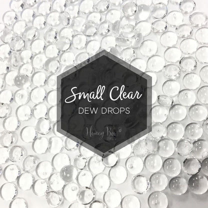 Dew Drops - Small Clear 3mm to 4mm Size - Honey Bee Stamps