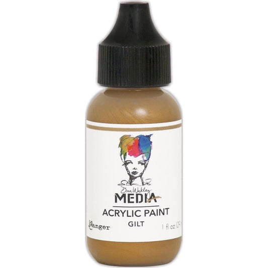 Dina Wakley Media Acrylic Paint 1oz - Gilt - Honey Bee Stamps