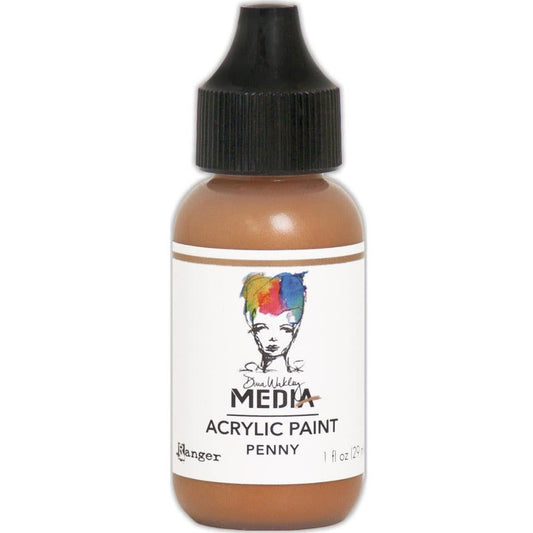 Dina Wakley Media Acrylic Paint 1oz - Penny - Honey Bee Stamps