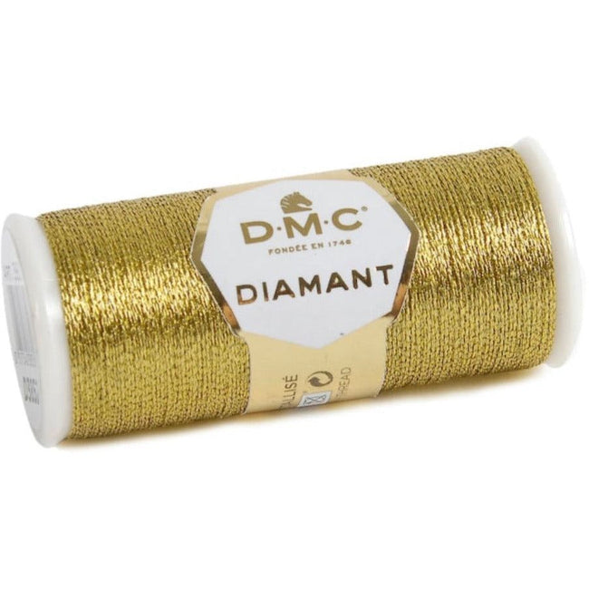 DMC Diamant Metallic Thread 38.2yd - Dark Gold - Honey Bee Stamps