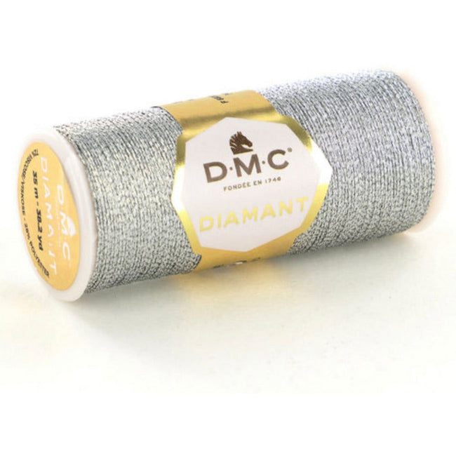 DMC Diamant Metallic Thread 38.2yd - Dark Silver - Honey Bee Stamps