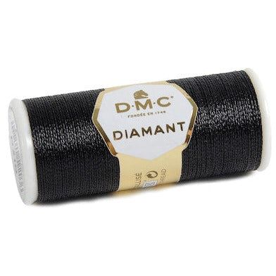 DMC Diamant Metallic Thread 38.2yd - Ebony Black - Honey Bee Stamps