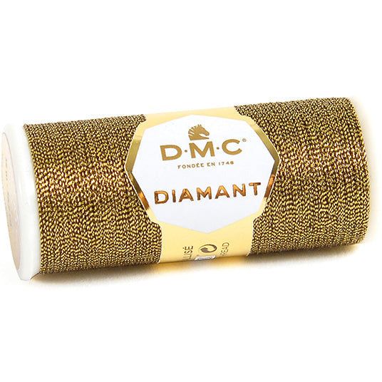 DMC Diamant Metallic Thread 38.2yd - Gold & Black - Honey Bee Stamps