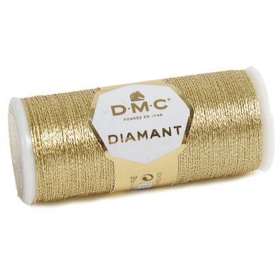 DMC Diamant Metallic Thread 38.2yd - Light Gold - Honey Bee Stamps