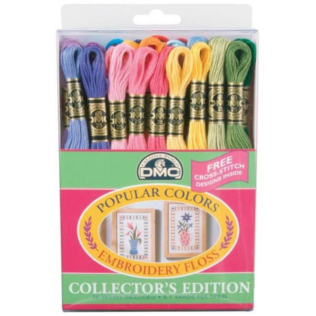DMC Embroidery Floss 36/pkg - Popular Colors 8.7 yd - Honey Bee Stamps