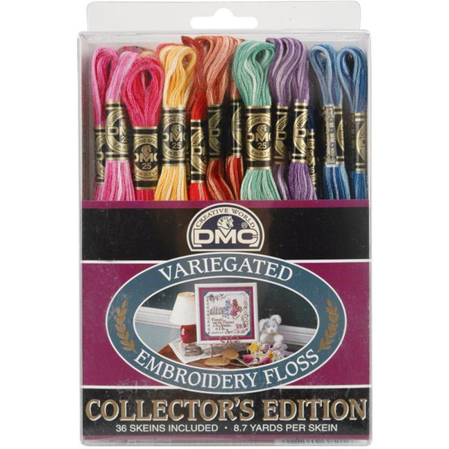 DMC Embroidery Floss 36/pkg - Variegated Colors 8.7 yd - Honey Bee Stamps