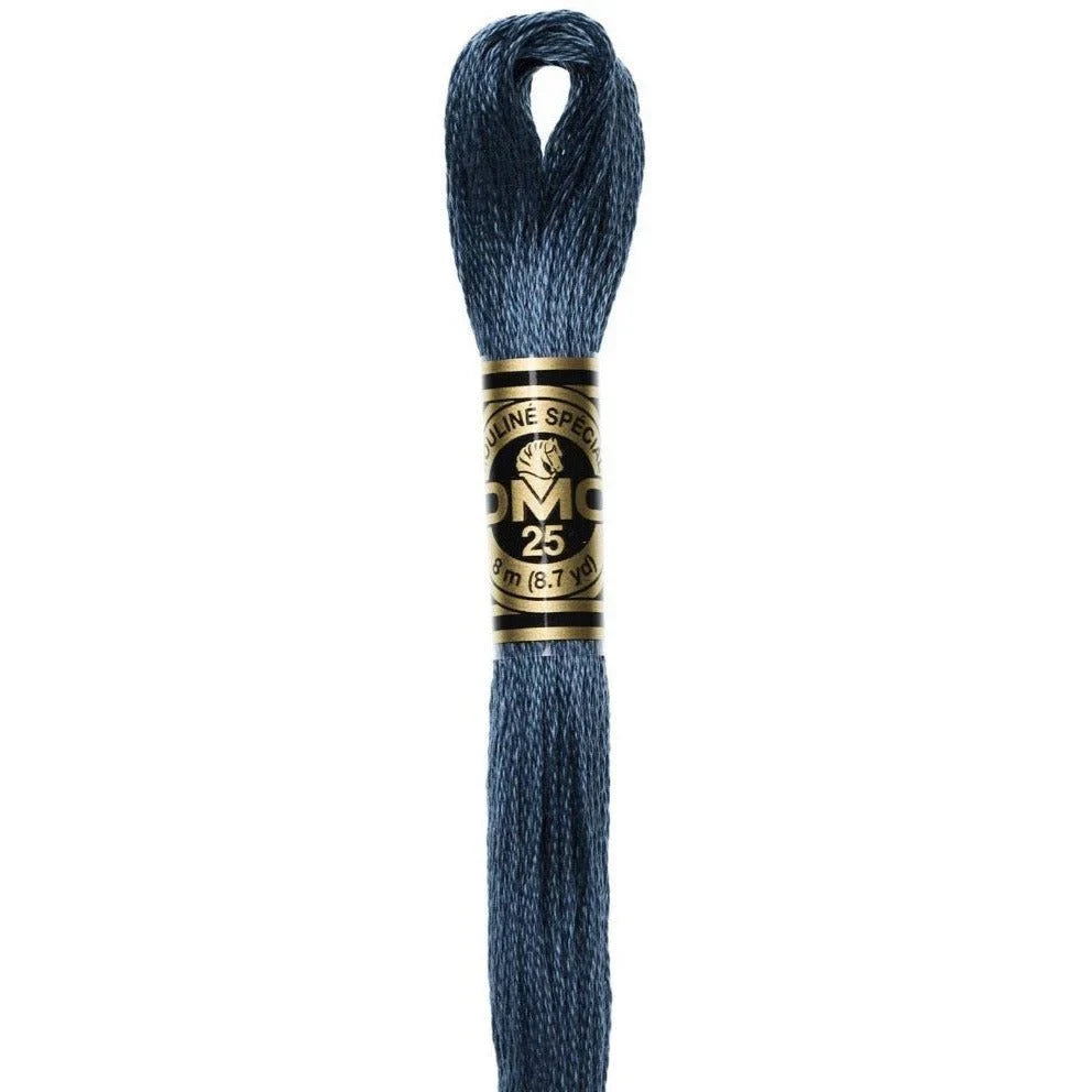 DMC Embroidery Floss, 6-Strand - Antique Blue Dark #930 – Honey