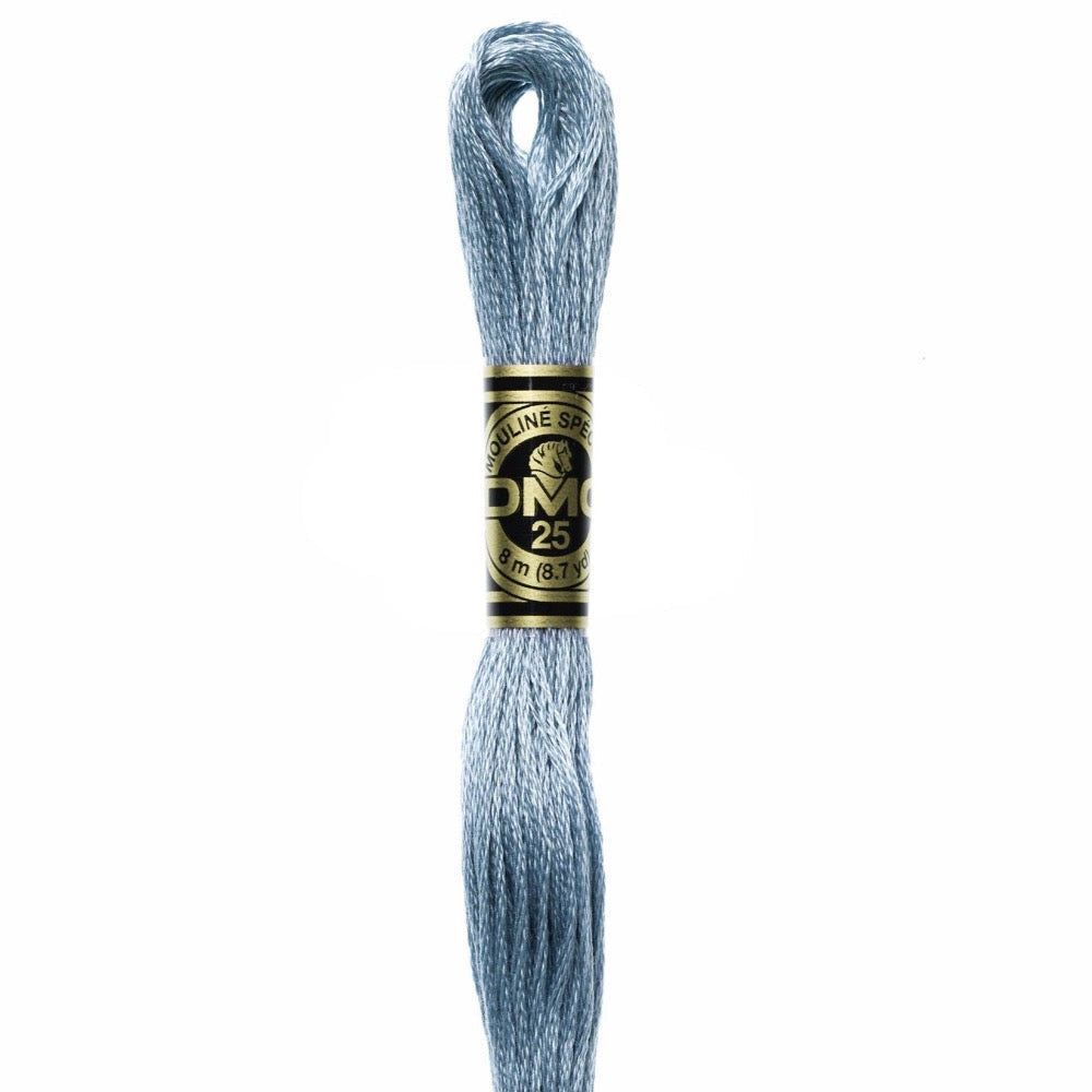 DMC Embroidery Floss, 6-Strand - Antique Blue Light #932 - Honey Bee Stamps