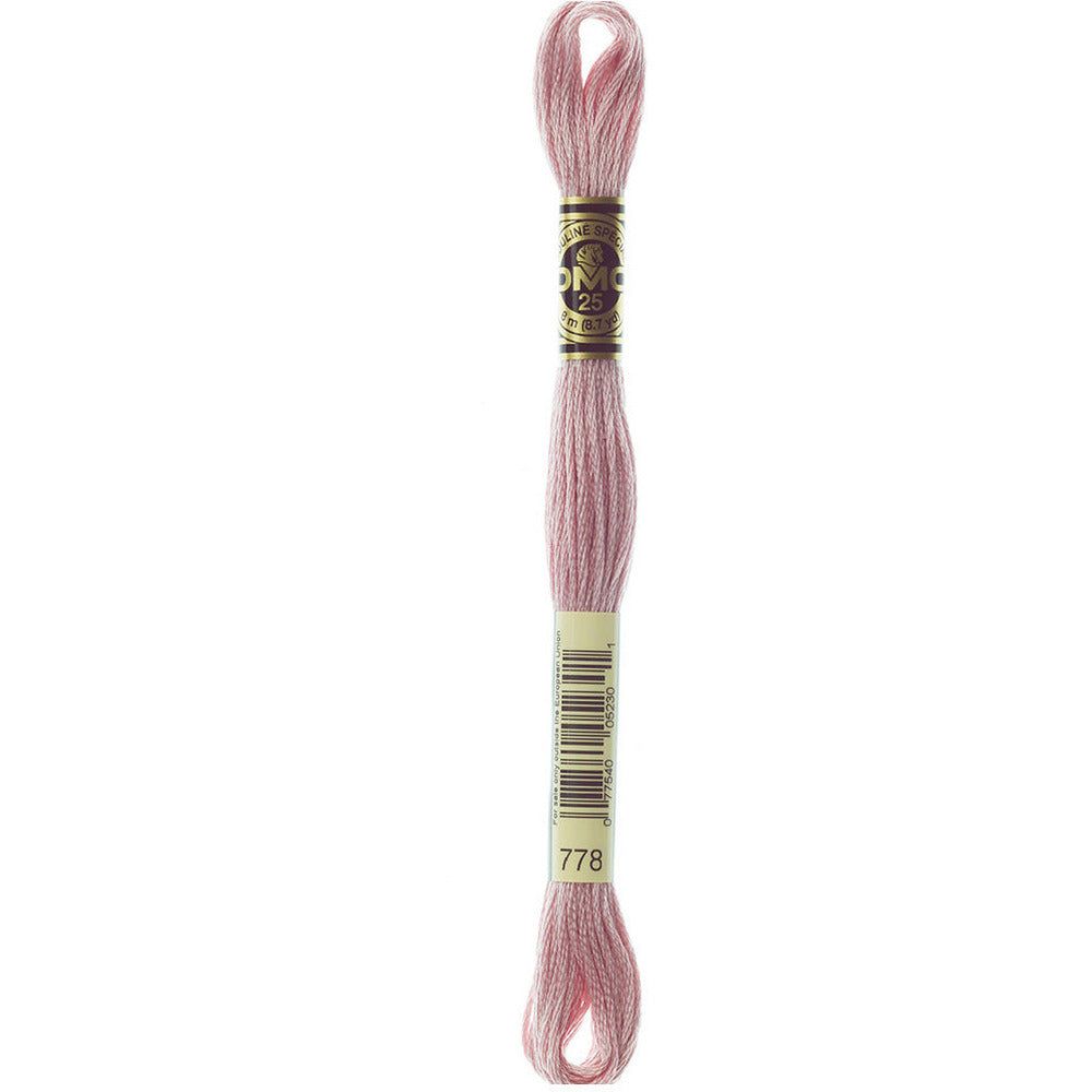 DMC Embroidery Floss, 6 - Strand - Antique Mauve Very Light 778 - Honey Bee Stamps
