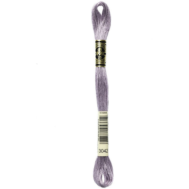 DMC Embroidery Floss, 6-Strand - Antique Violet Light #3042 - Honey Bee Stamps
