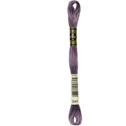 DMC Embroidery Floss, 6 - Strand - Antique Violet Medium 3041 - Honey Bee Stamps