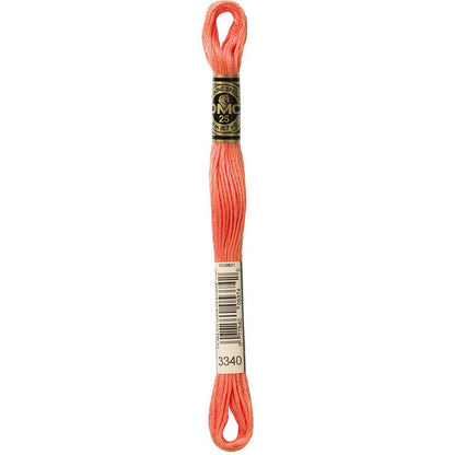 DMC Embroidery Floss, 6 - Strand - Apricot Medium 3340 - Honey Bee Stamps