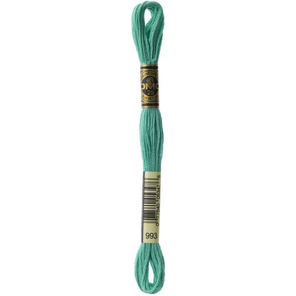 DMC Embroidery Floss, 6 - Strand - Aquamarine Light 993 - Honey Bee Stamps