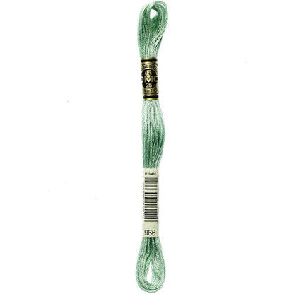DMC Embroidery Floss, 6 - Strand - Baby Green Medium 966 - Honey Bee Stamps