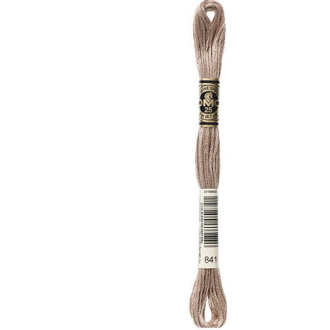 DMC Embroidery Floss, 6-Strand - Beige Brown Light #841 - Honey Bee Stamps