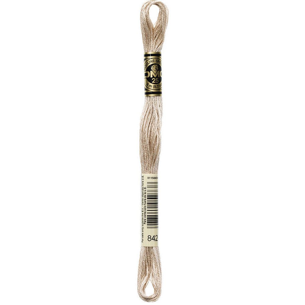 DMC Embroidery Floss, 6 - Strand - Beige Brown Very Light 842 - Honey Bee Stamps