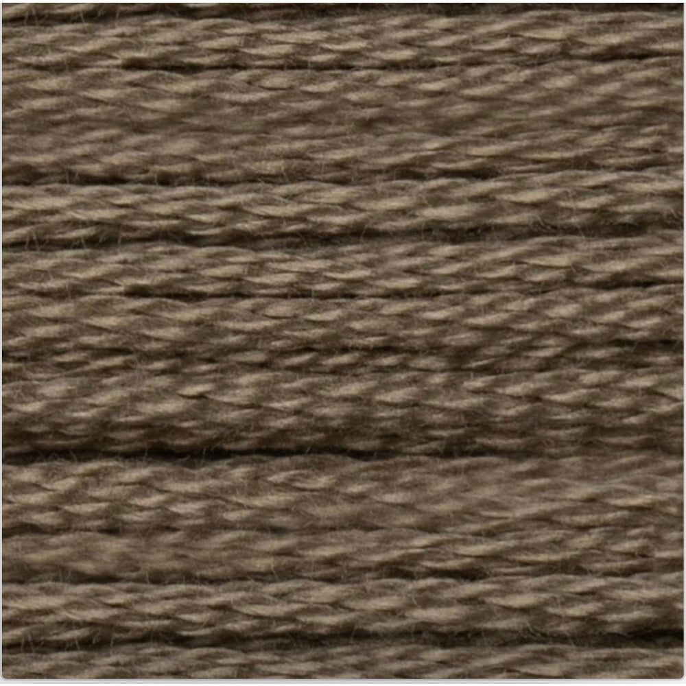 DMC Embroidery Floss, 6 - Strand - Beige Gray Dark 642 - Honey Bee Stamps