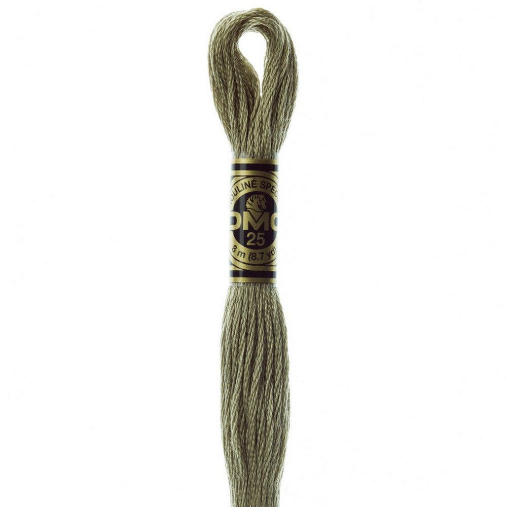 DMC Embroidery Floss, 6 - Strand - Beige Gray Dark 642 - Honey Bee Stamps