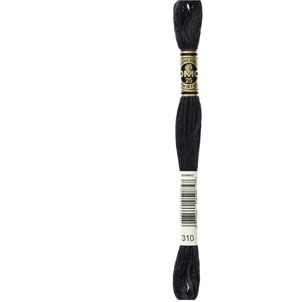 DMC Embroidery Floss, 6 - Strand - Black 310 - Honey Bee Stamps