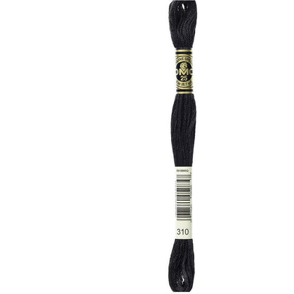 DMC Embroidery Floss, 6 - Strand - Black 310 - Honey Bee Stamps