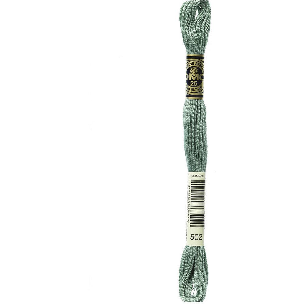 DMC Embroidery Floss, 6-Strand - Blue Green #502 - Honey Bee Stamps