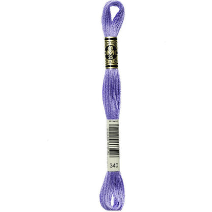 DMC Embroidery Floss, 6-Strand - Blue Violet #340 - Honey Bee Stamps