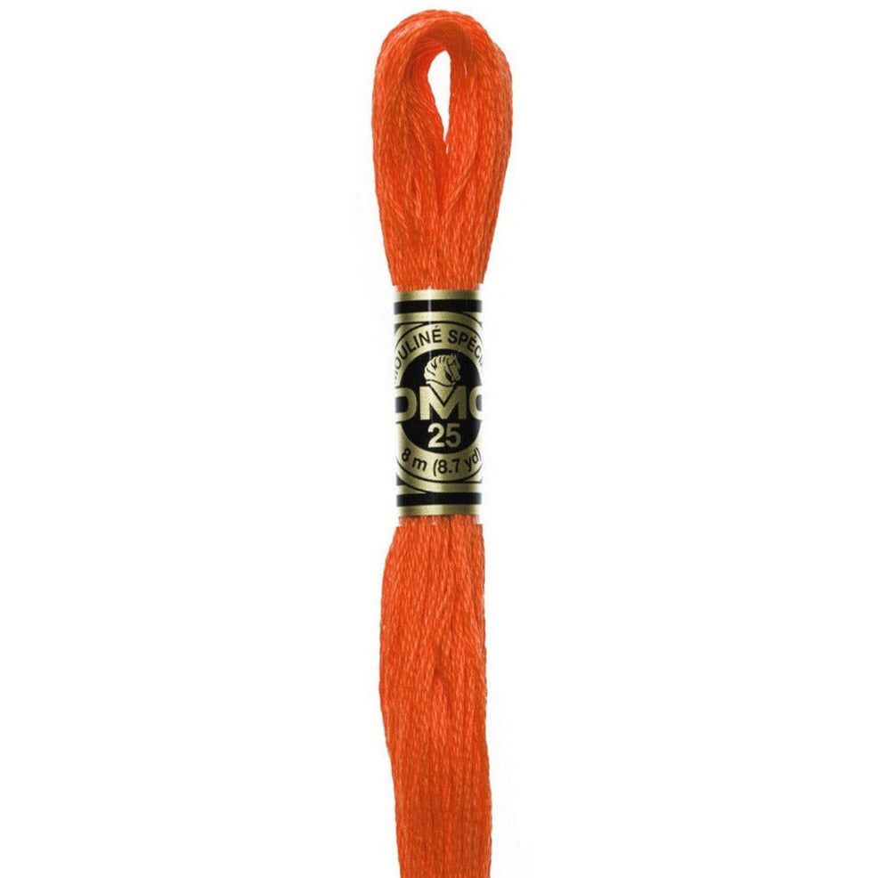 DMC Embroidery Floss, 6 - Strand - Bright Orange 608 - Honey Bee Stamps