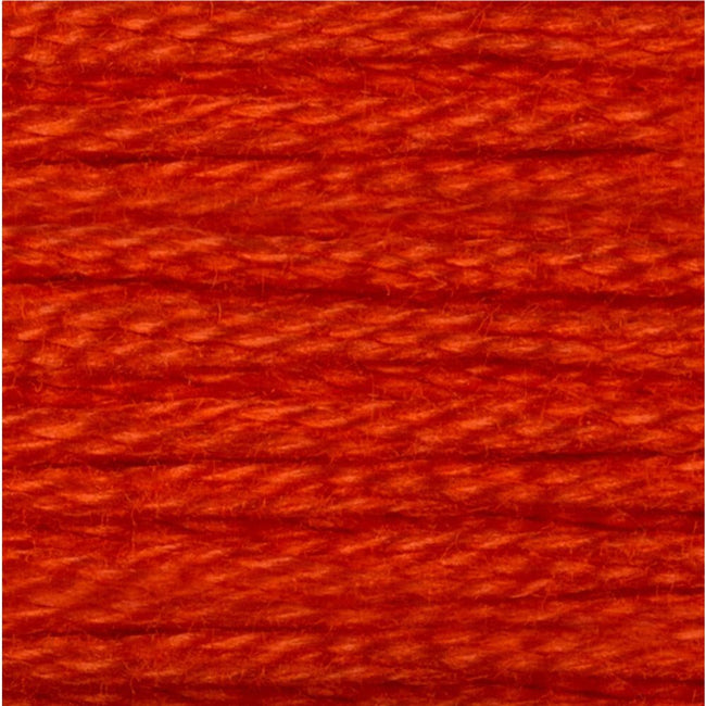 DMC Embroidery Floss, 6-Strand - Bright Orange Dark #606 - Honey Bee Stamps