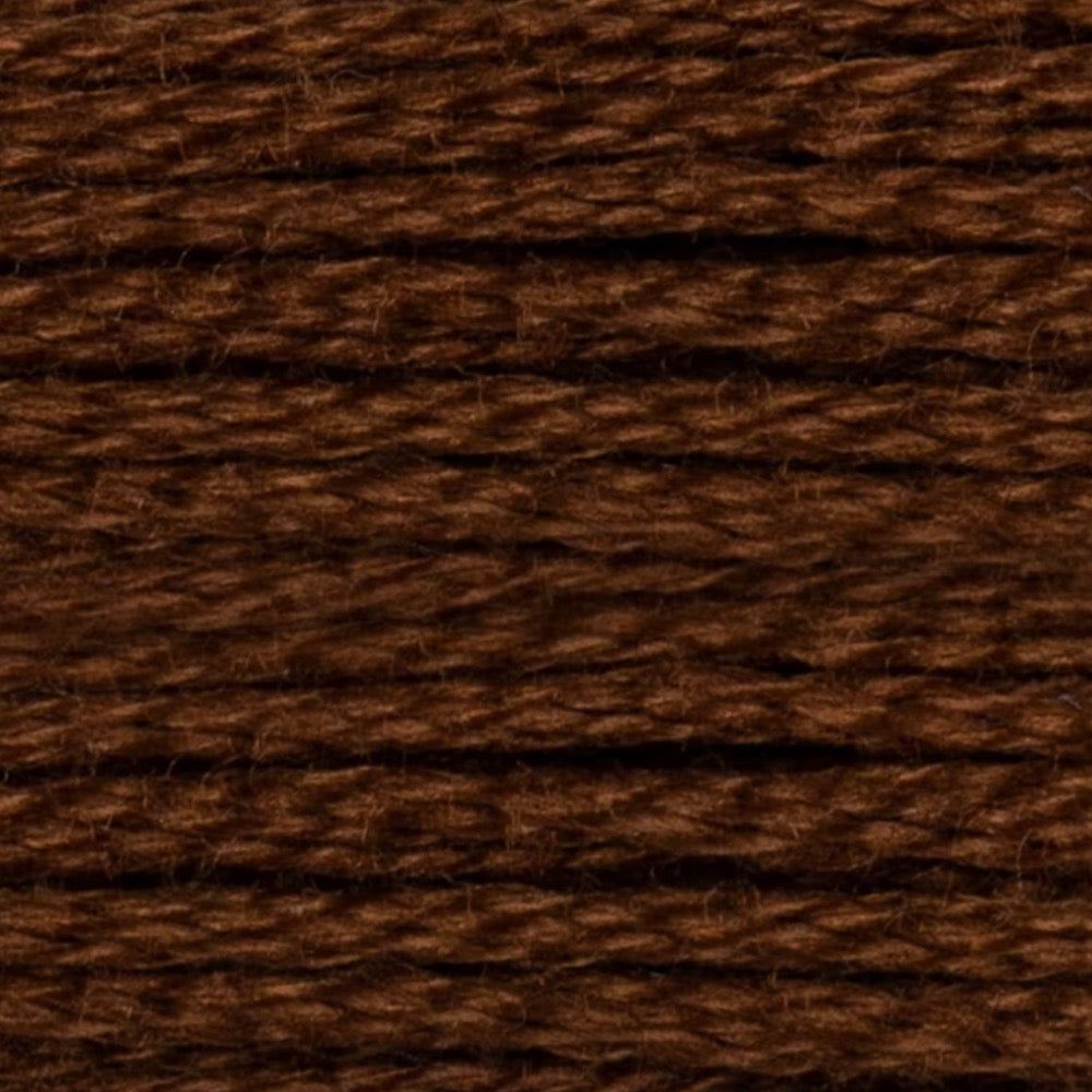 DMC Embroidery Floss, 6 - Strand - Coffee Brown Dark 801 - Honey Bee Stamps