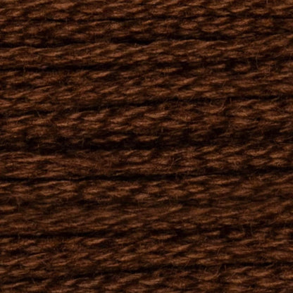 DMC Embroidery Floss, 6-Strand - Coffee Brown Very Dark #898 - Honey Bee Stamps