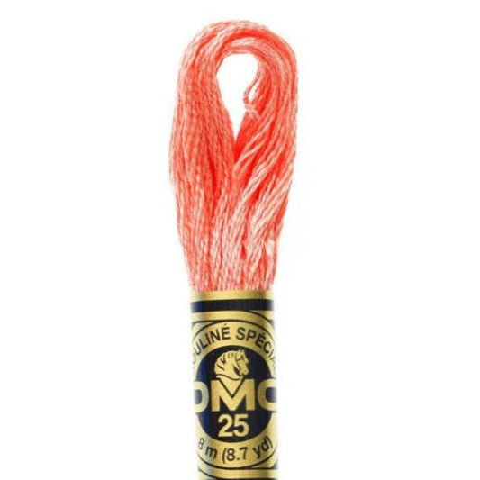 DMC Embroidery Floss, 6 - Strand - Coral Light 352 - Honey Bee Stamps